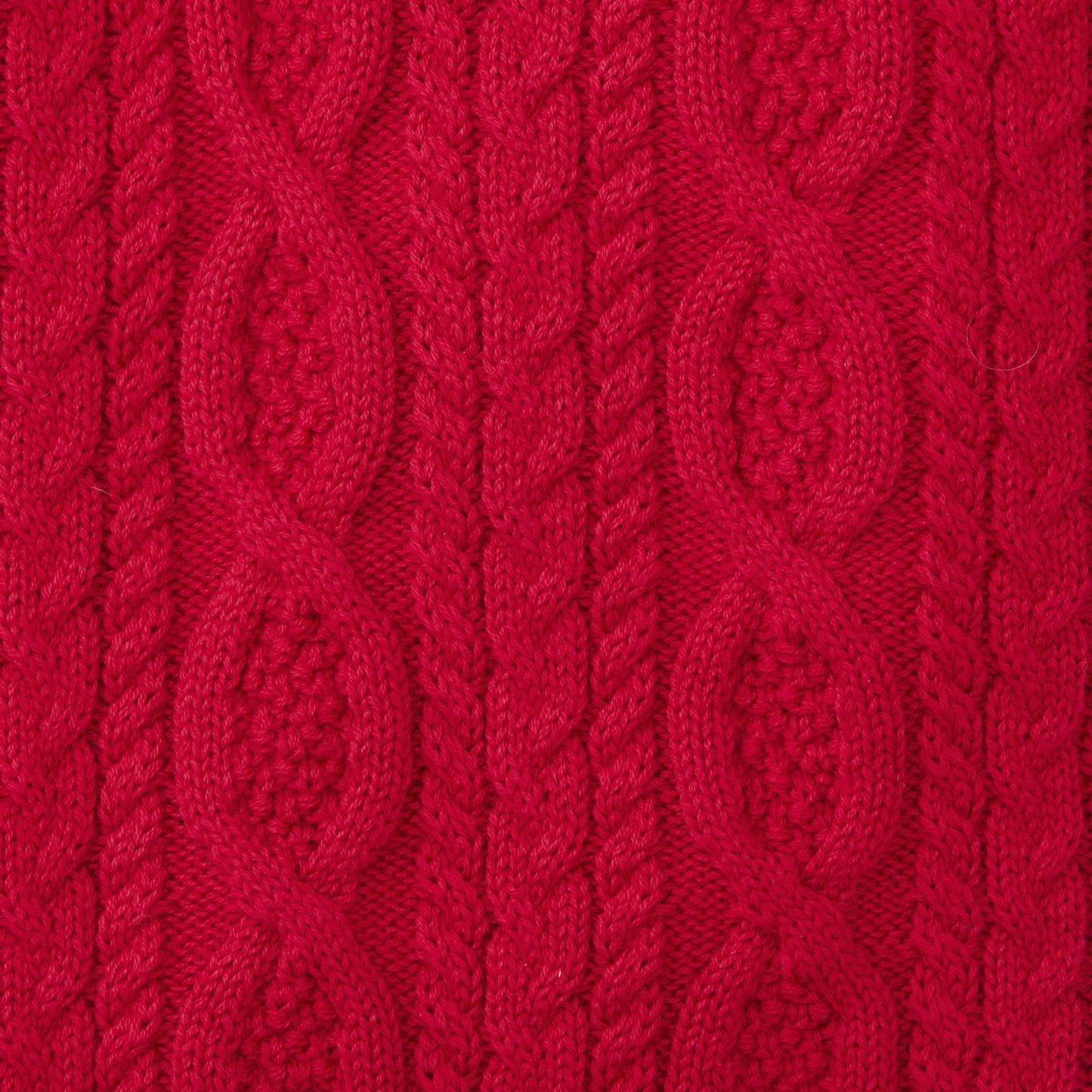 Mock Neck Cable Sweater with Buttons