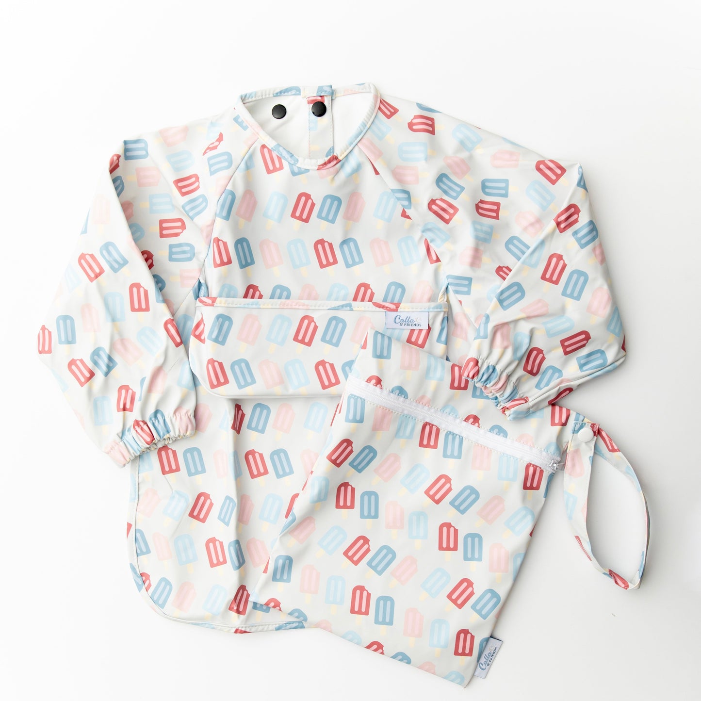 The Grayson Long Sleeve Bib - Popsicles