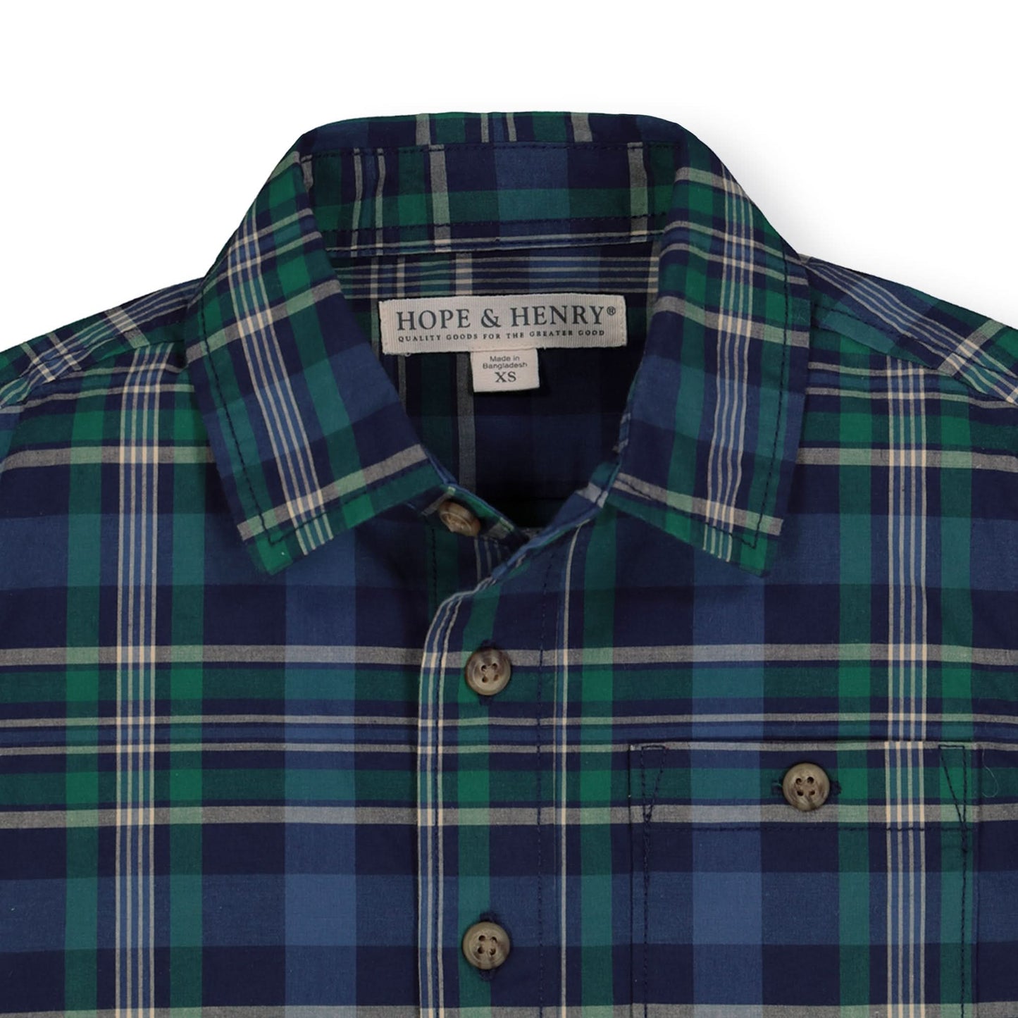 Stretch Poplin Short Sleeve Button Down Shirt