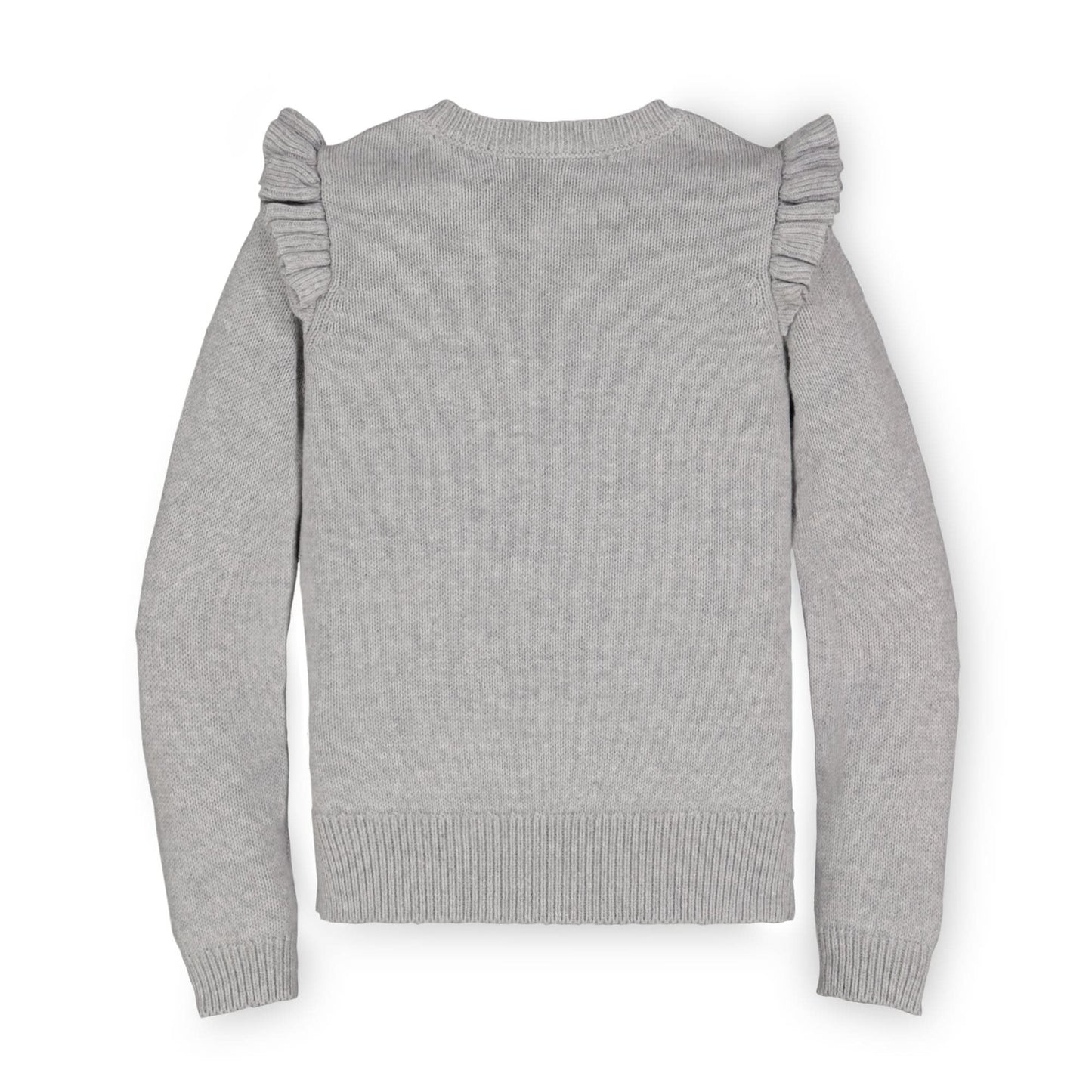 Organic Ruffle Rib Knit Sweater Top - Baby