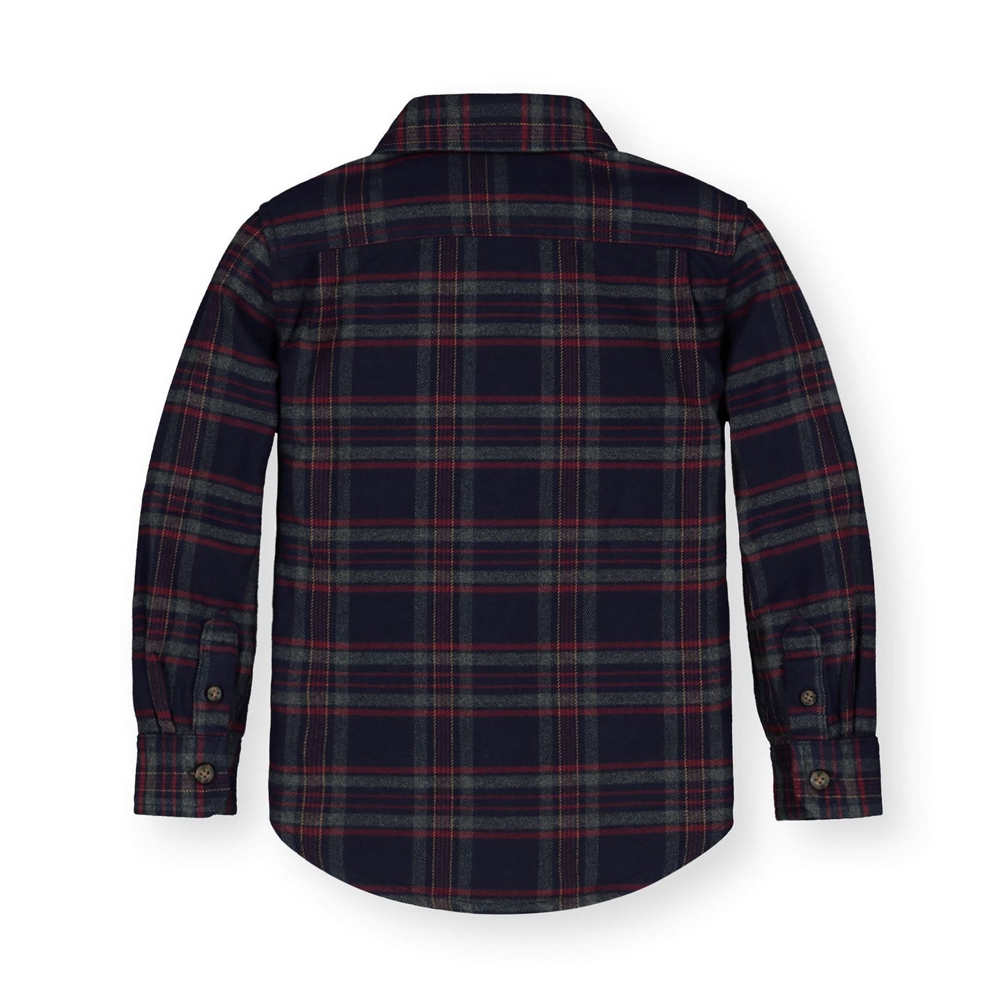 Brushed Flannel Organic Button Down Shirt - Baby