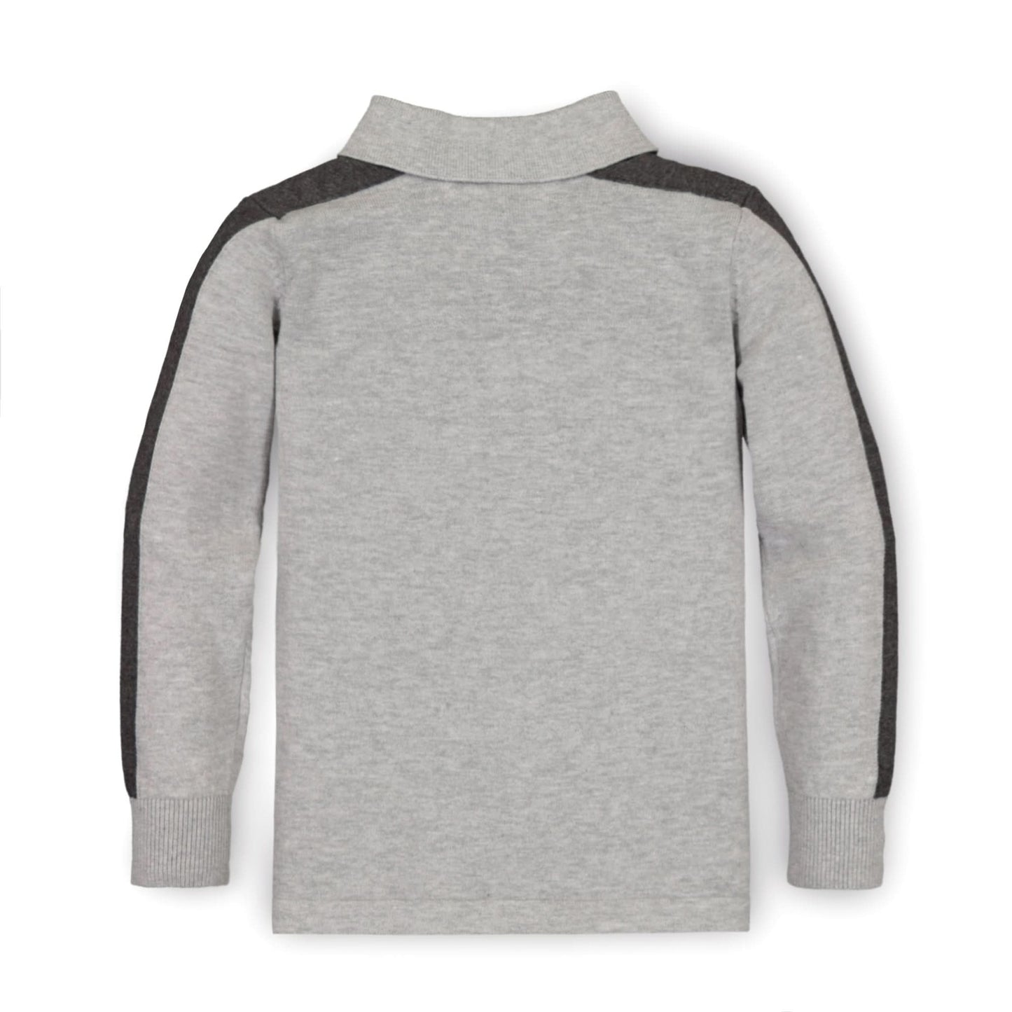 Long Sleeve Organic Sweater Polo - Baby