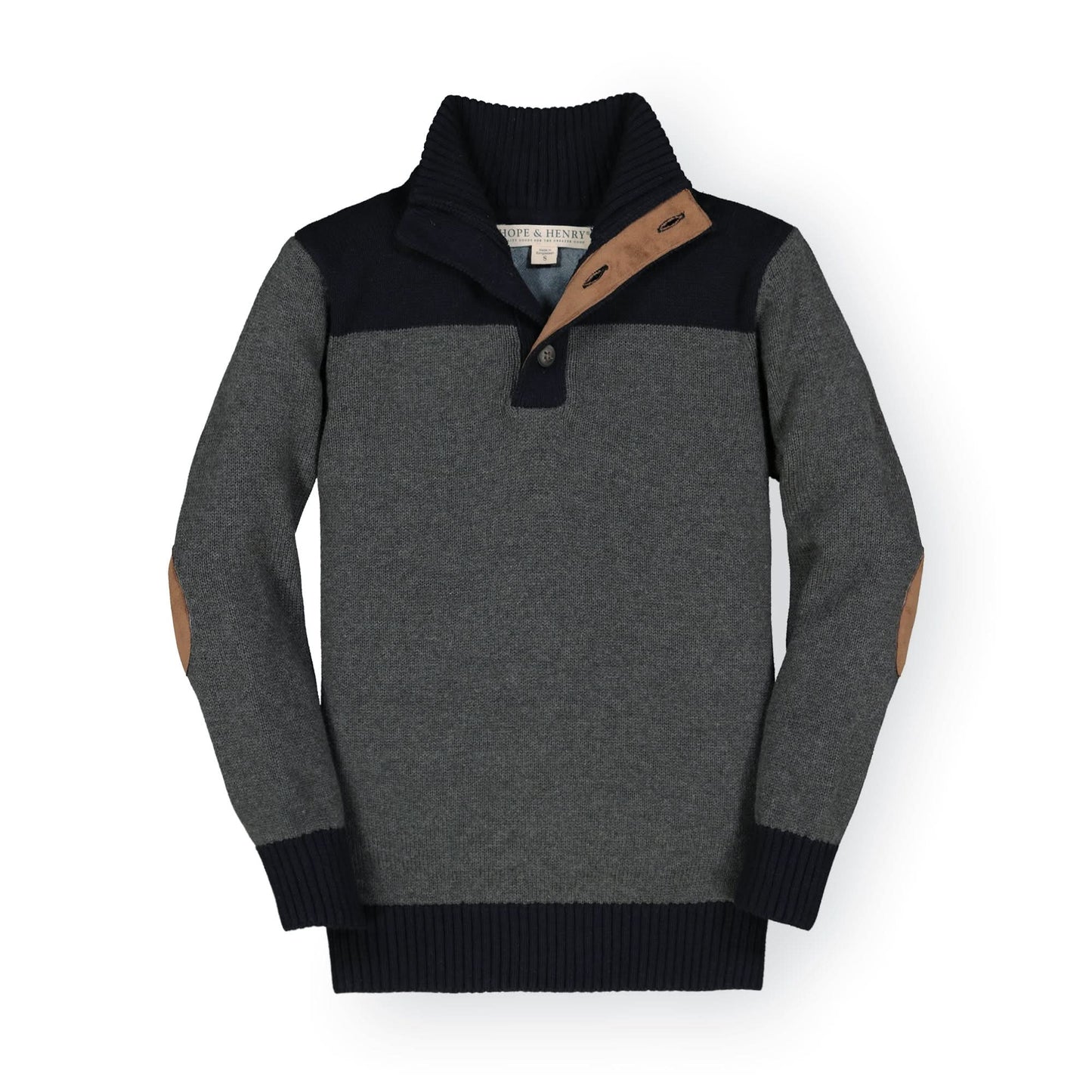 Contrast Sweater with Elbow Patches - Baby