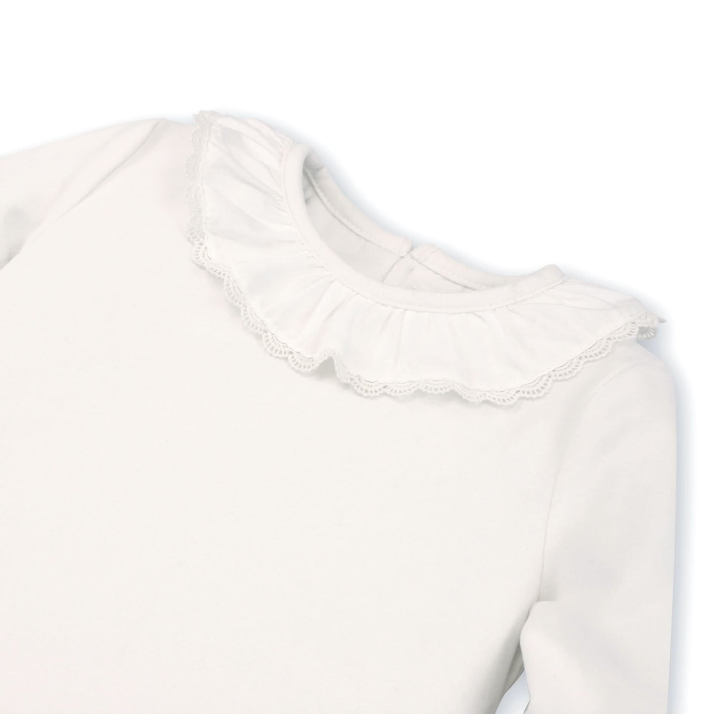Ruffle Neck Knit Top - Baby