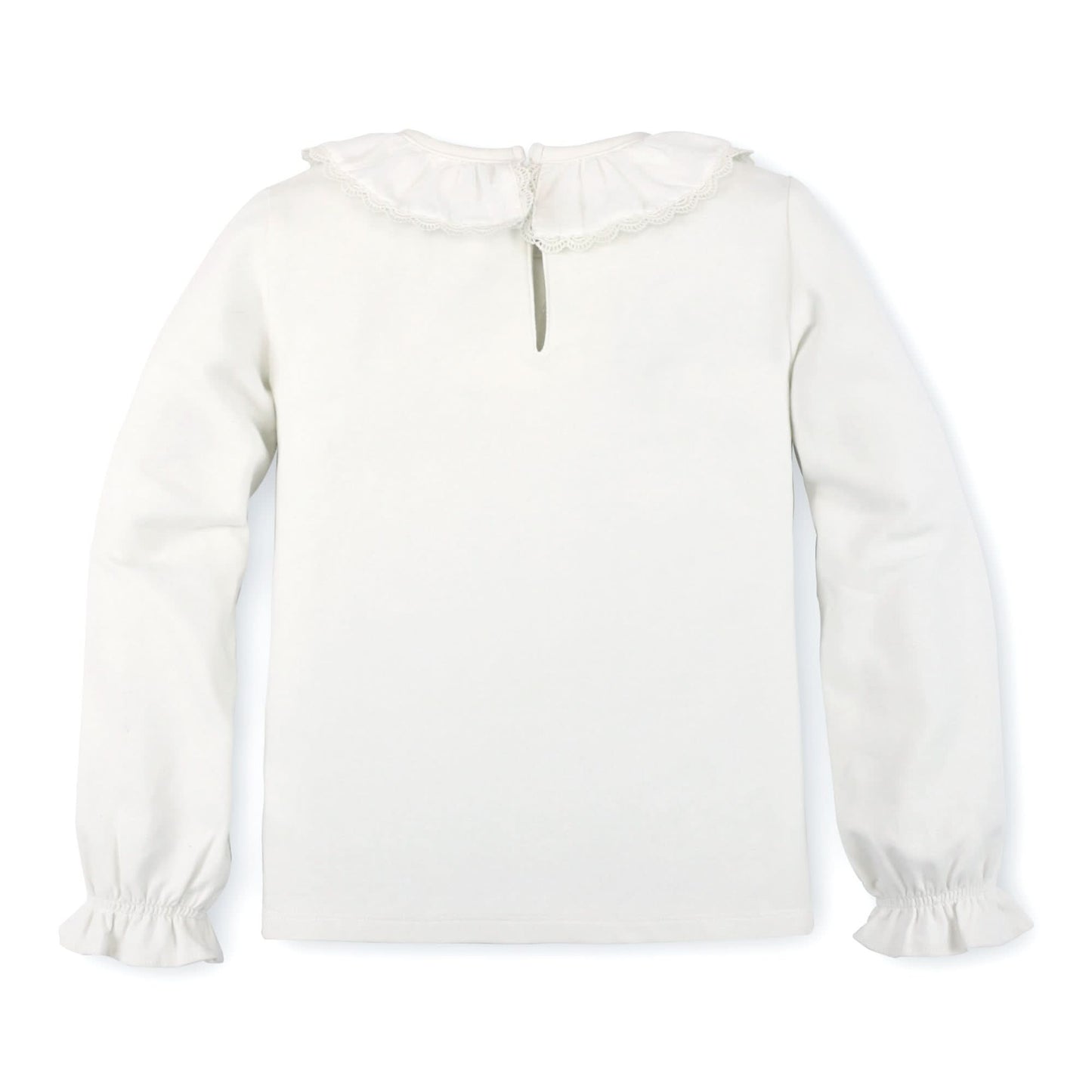 Ruffle Neck Knit Top - Baby