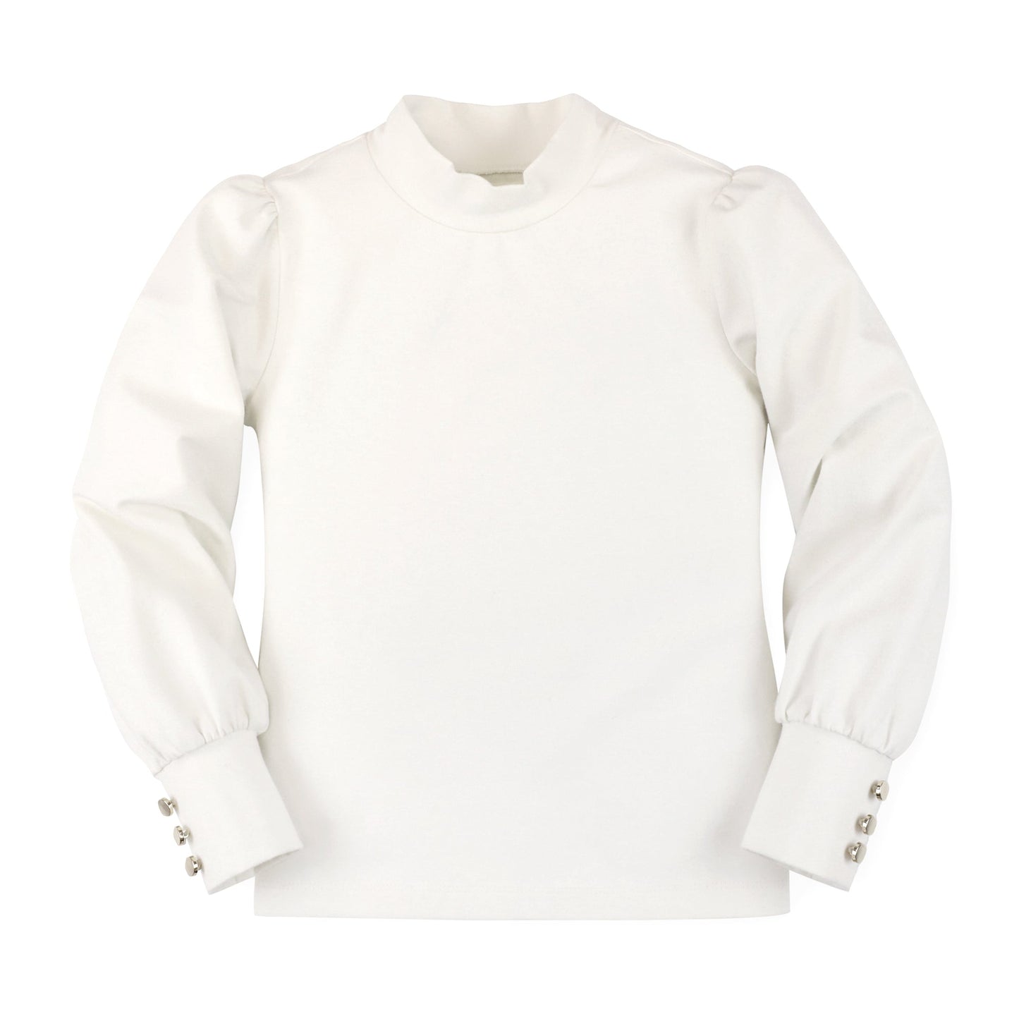 Organic Mock Neck Knit Top