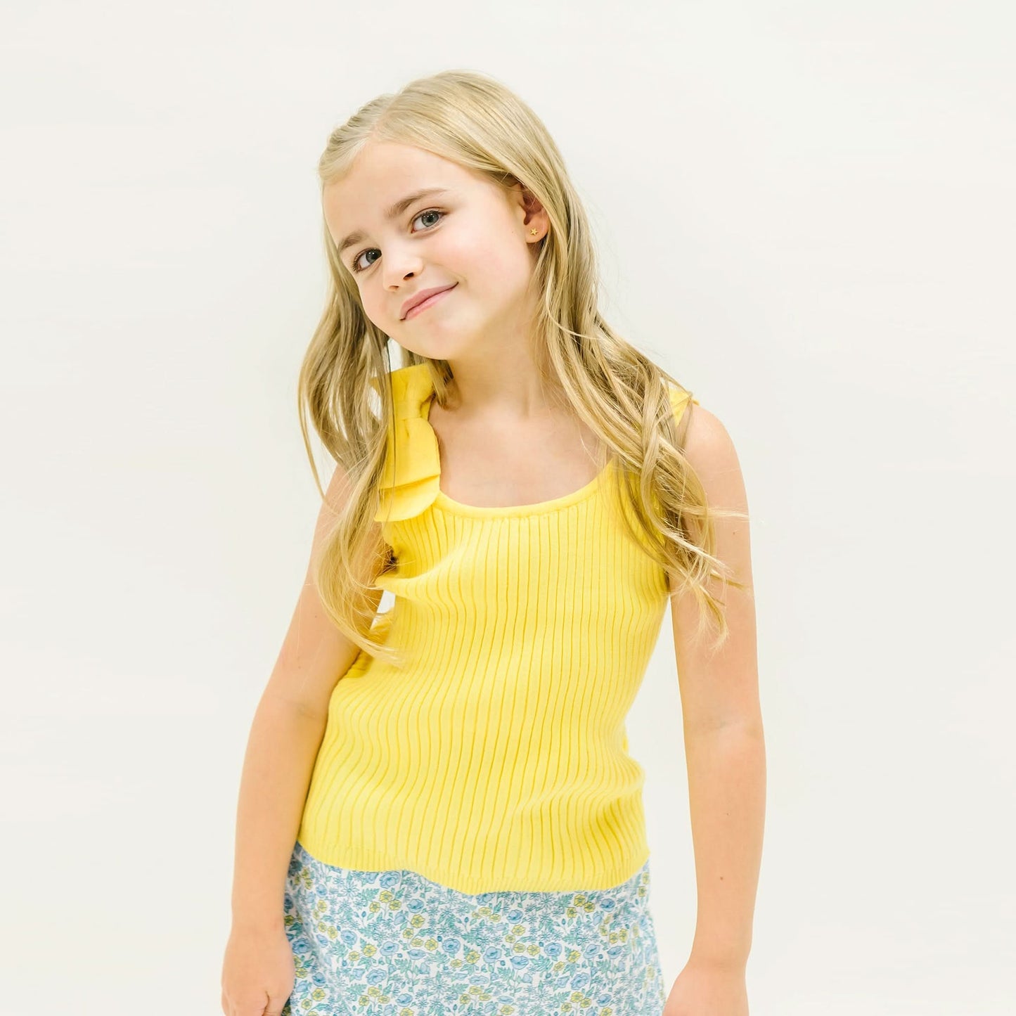 Organic Bow Sweater Tank - Baby