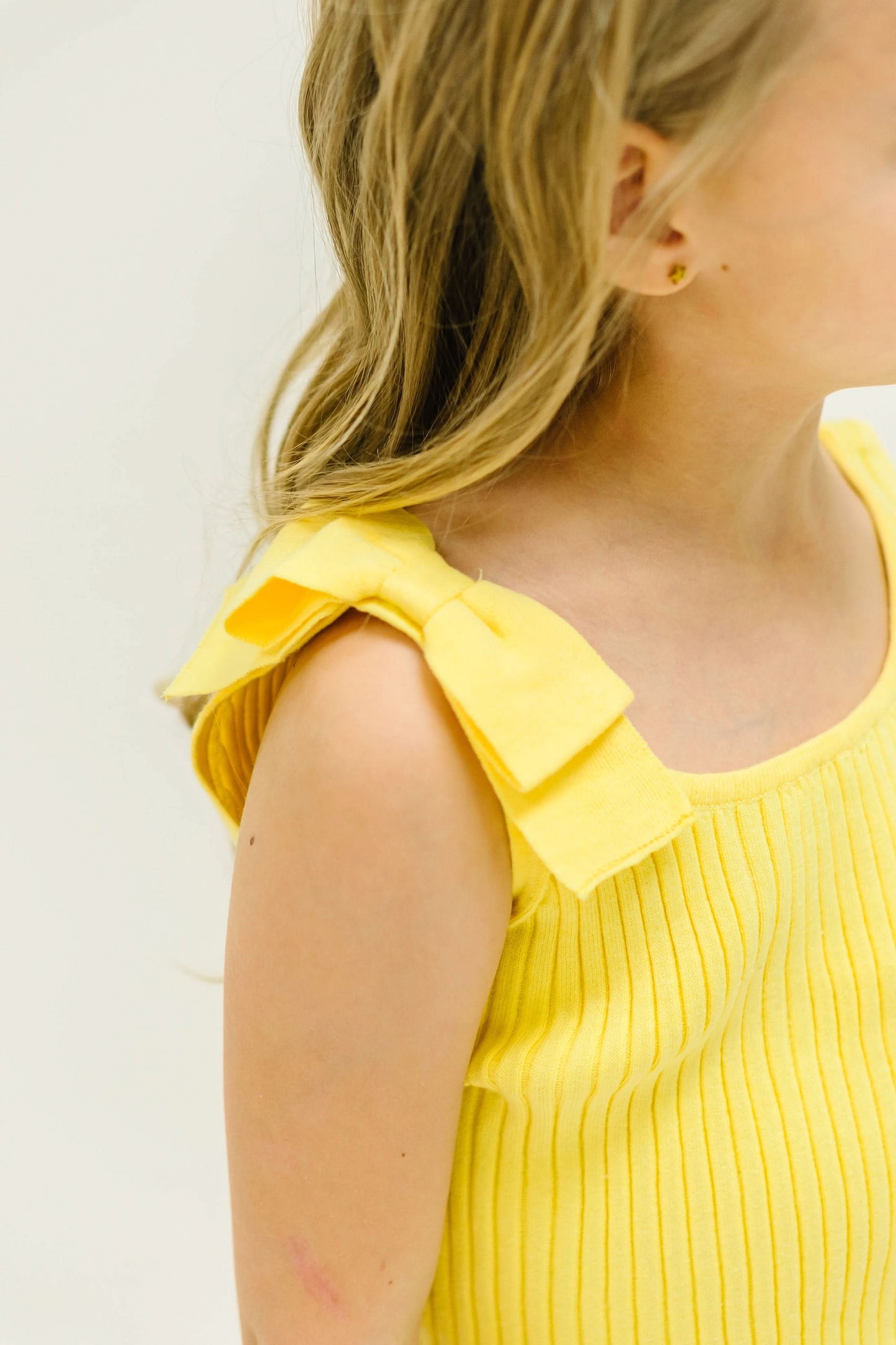Organic Bow Sweater Tank - Baby