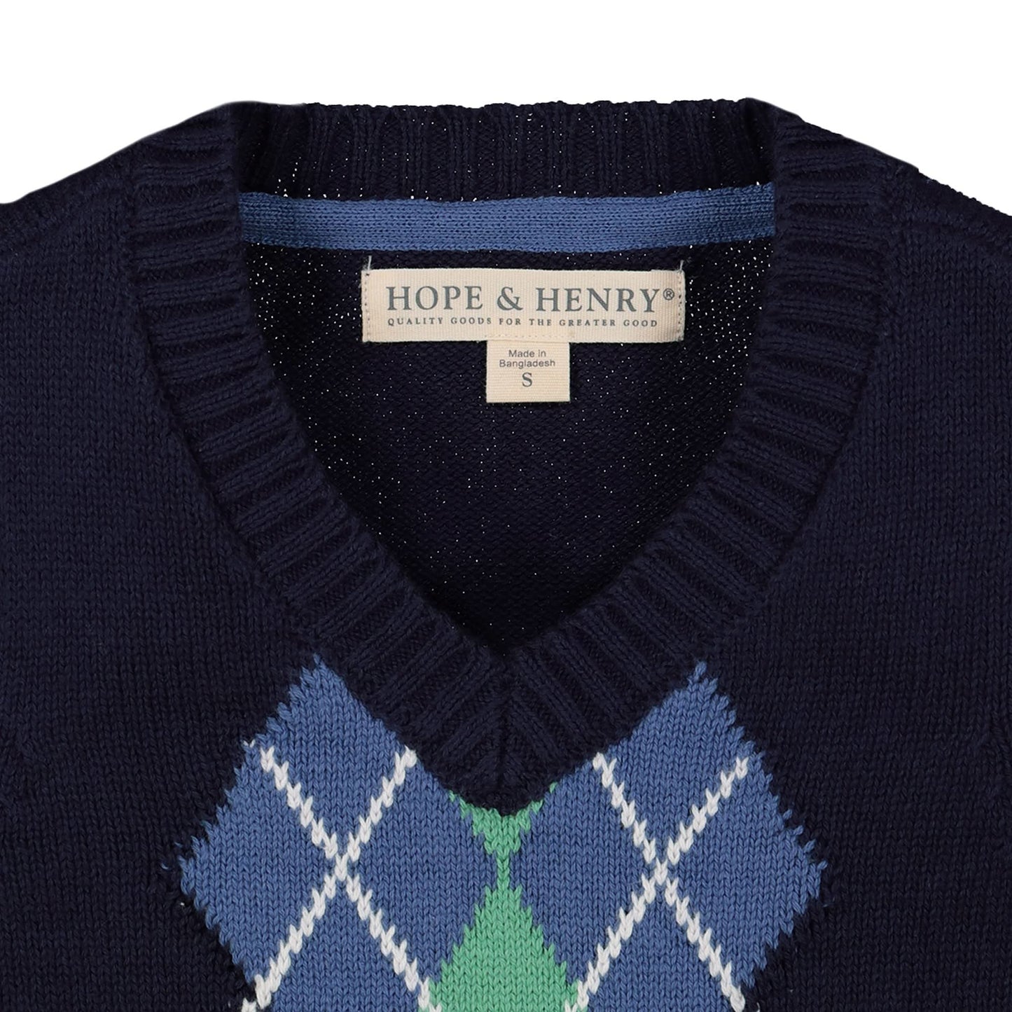 V-Neck Organic Sweater Vest - Baby