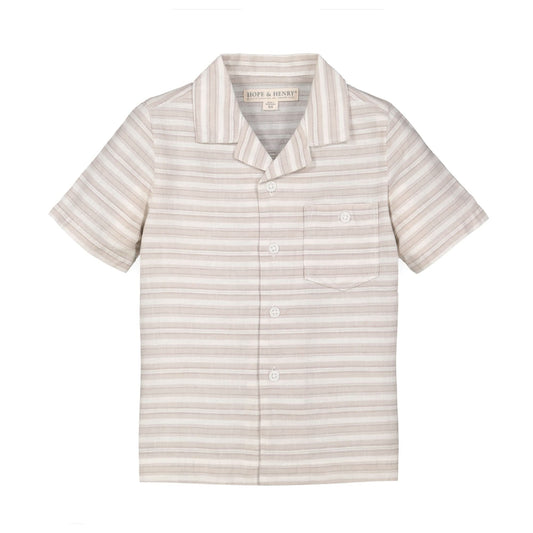 Linen Short Sleeve Camp Shirt