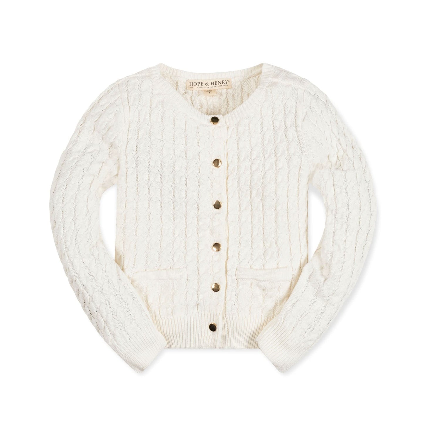 Classic Cable Organic Cardigan - Baby