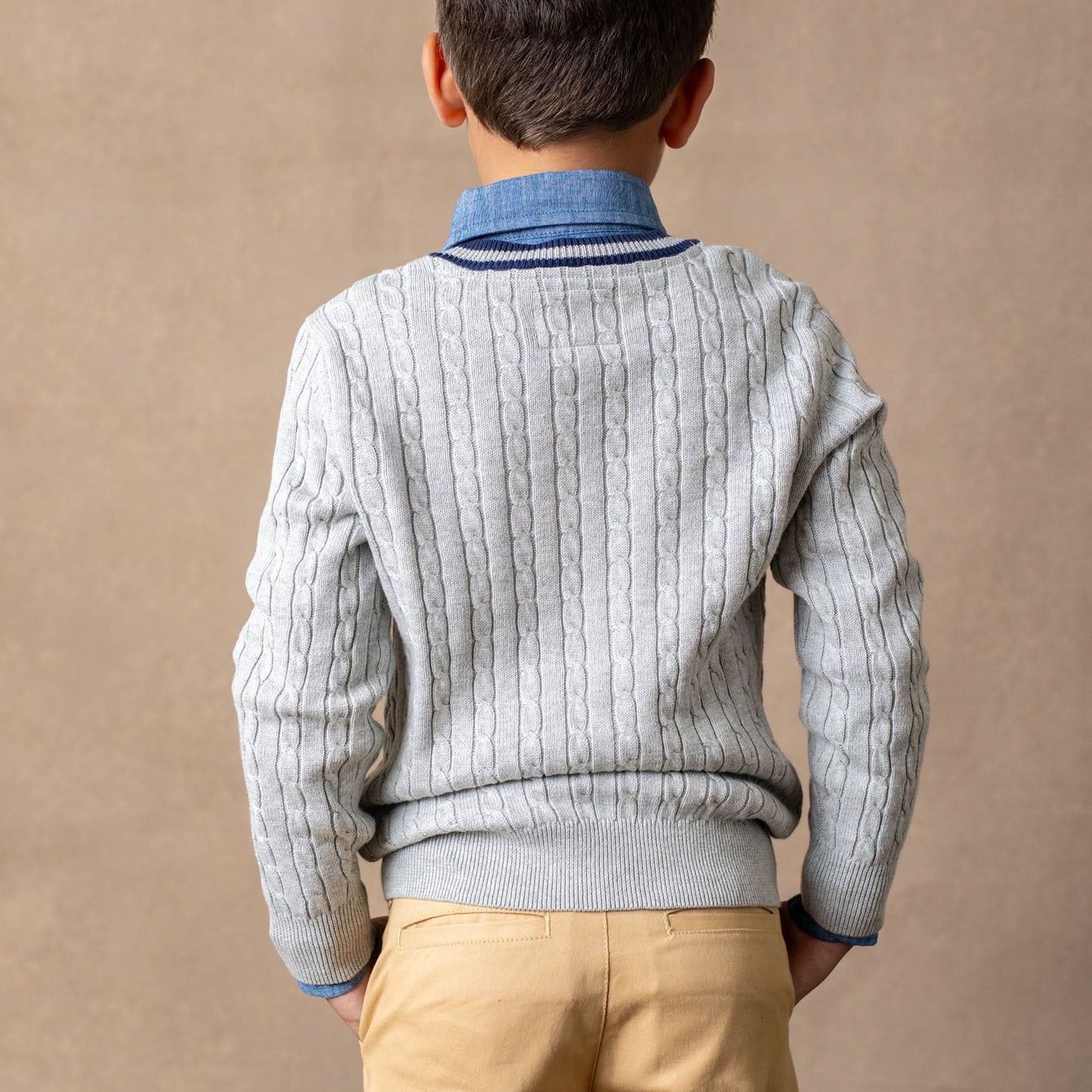 Organic Cable Cardigan - Baby