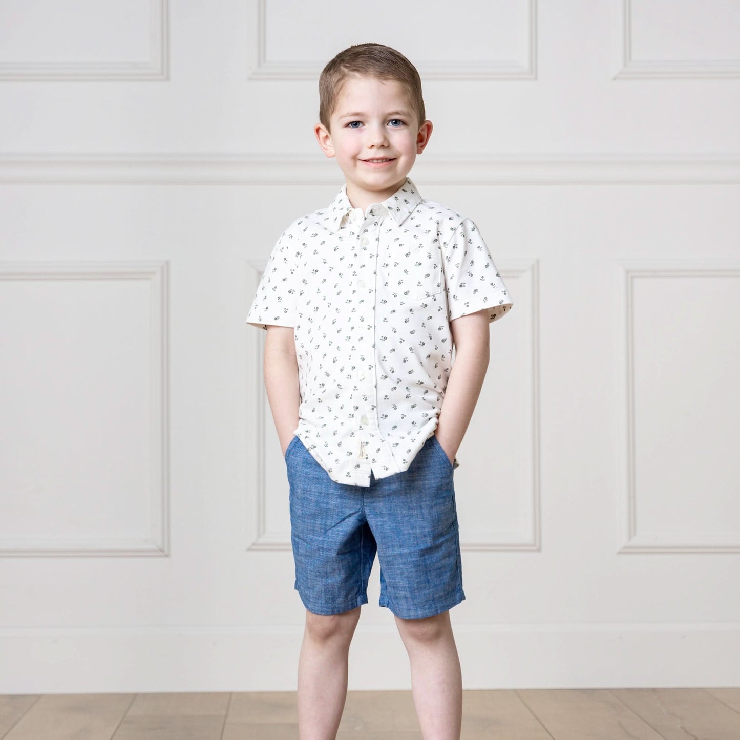 Organic Chambray Organic Short - Baby