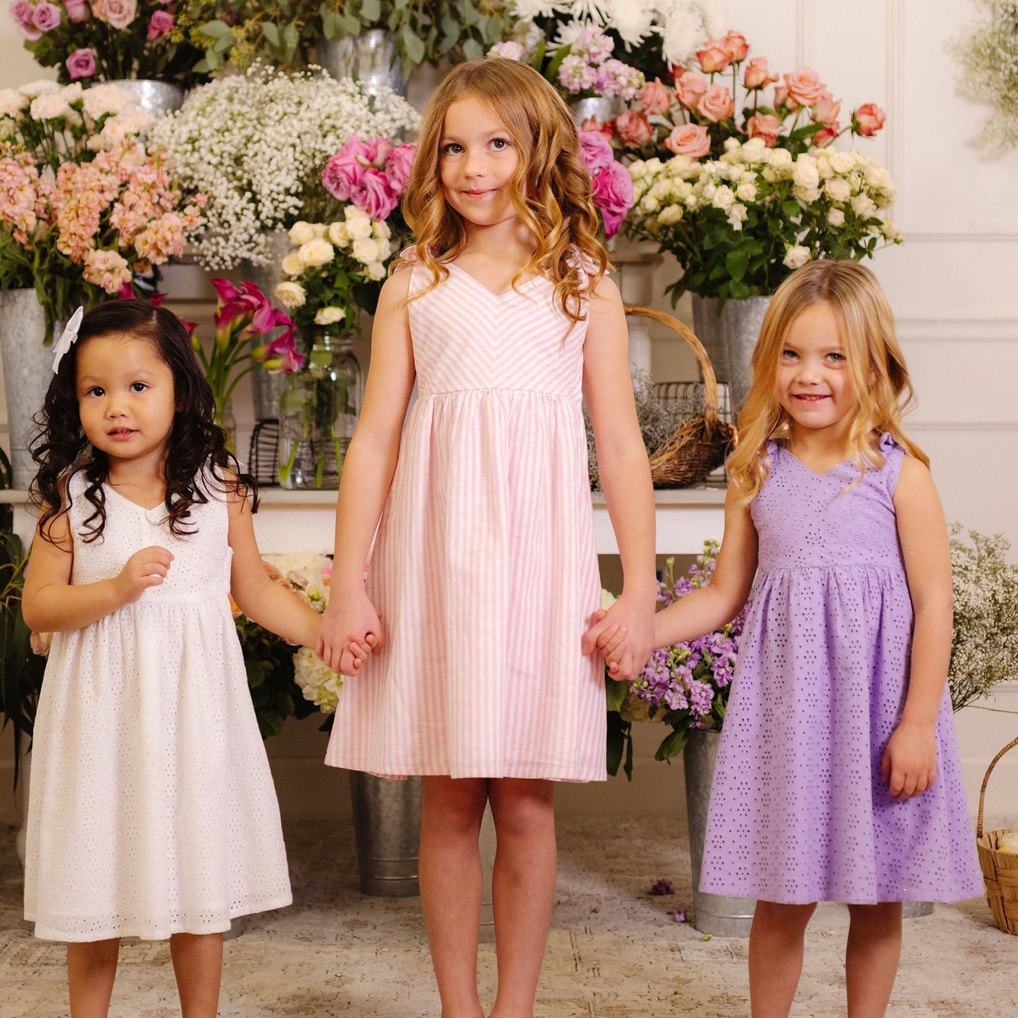 Bow Shoulder Organic Swing Dress - Baby