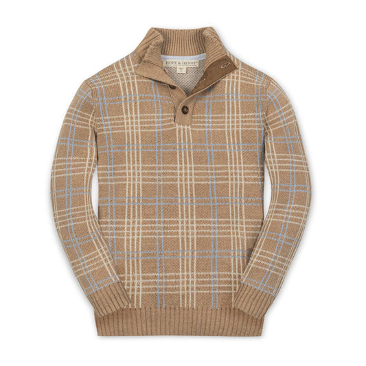 Organic Mock Neck Sweater