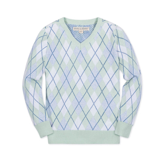 Organic Fine Gauge V-Neck Sweater