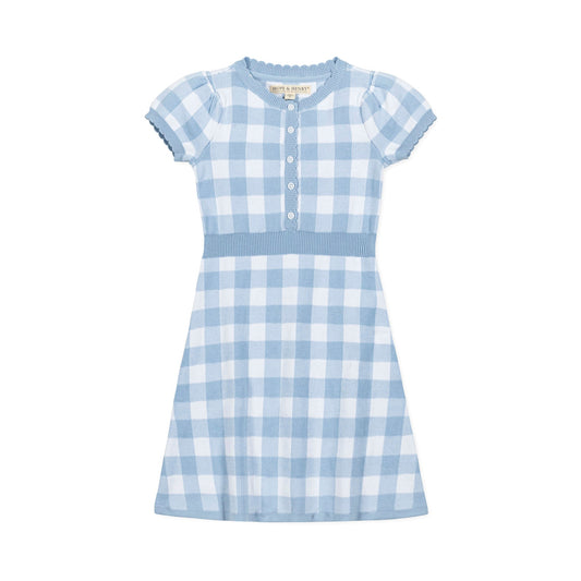 Organic Button Front Sweater Dress