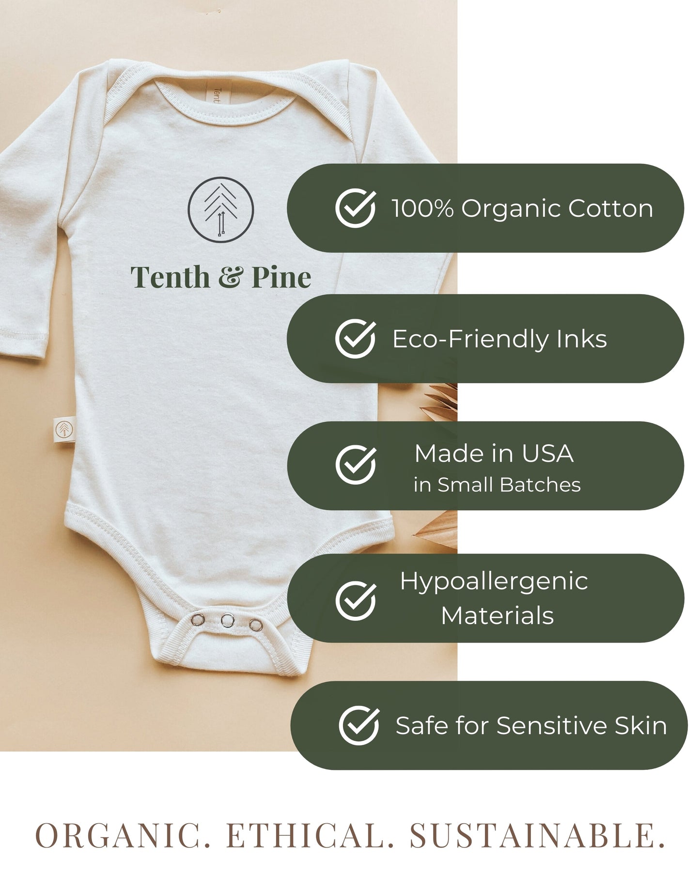 Home is Where Dada is Organic Bodysuit Long Sleeve