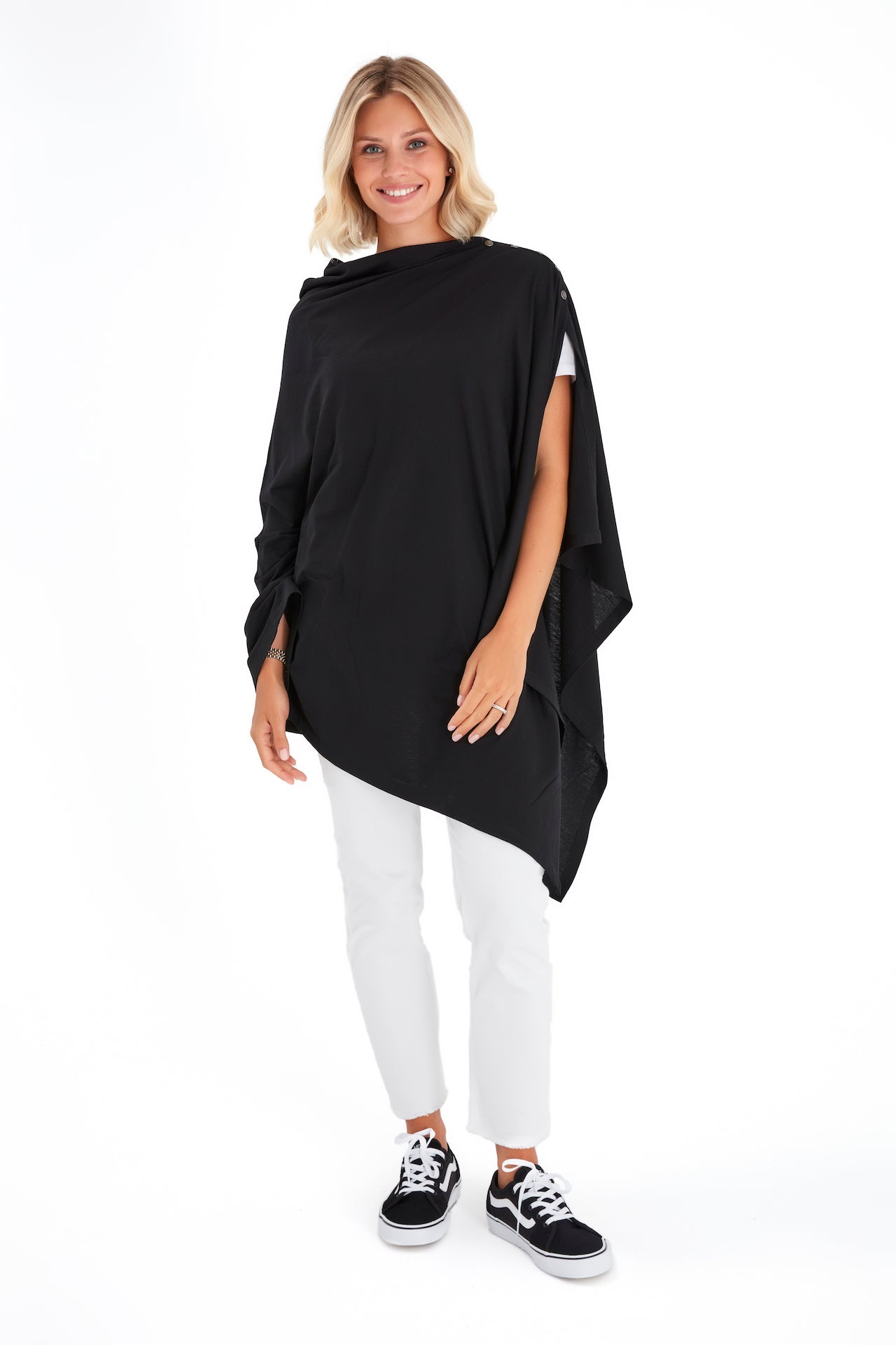 4in1 Multipurpose Supreme Cotton Cape as Maternity/Nursing Shawl