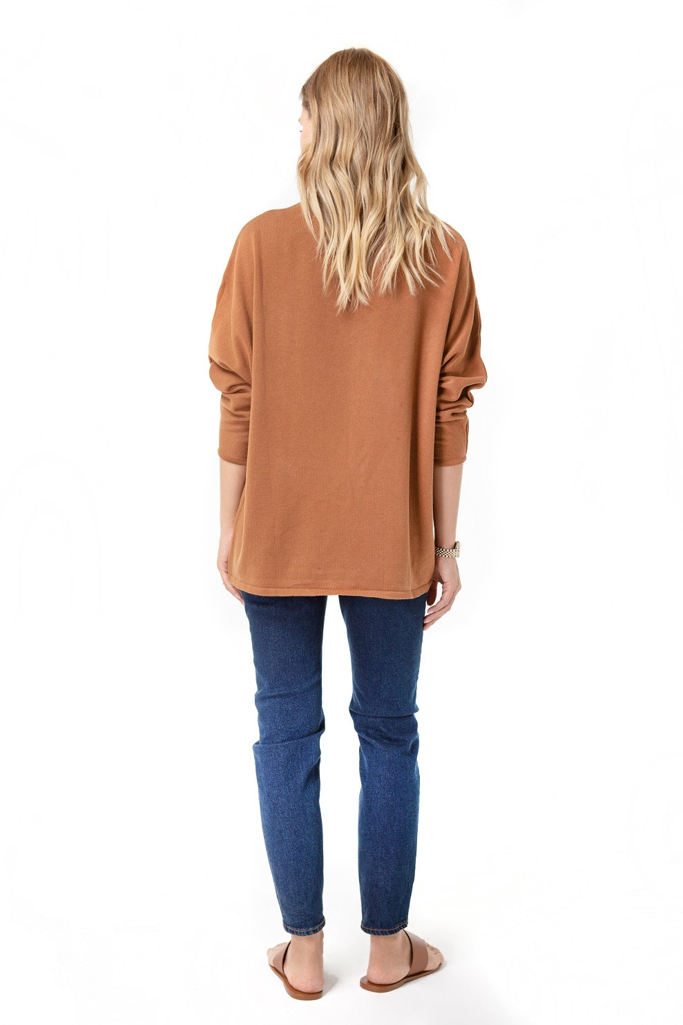 Let Loose Crossover Long Sleeve Maternity/Nursing Knit Top