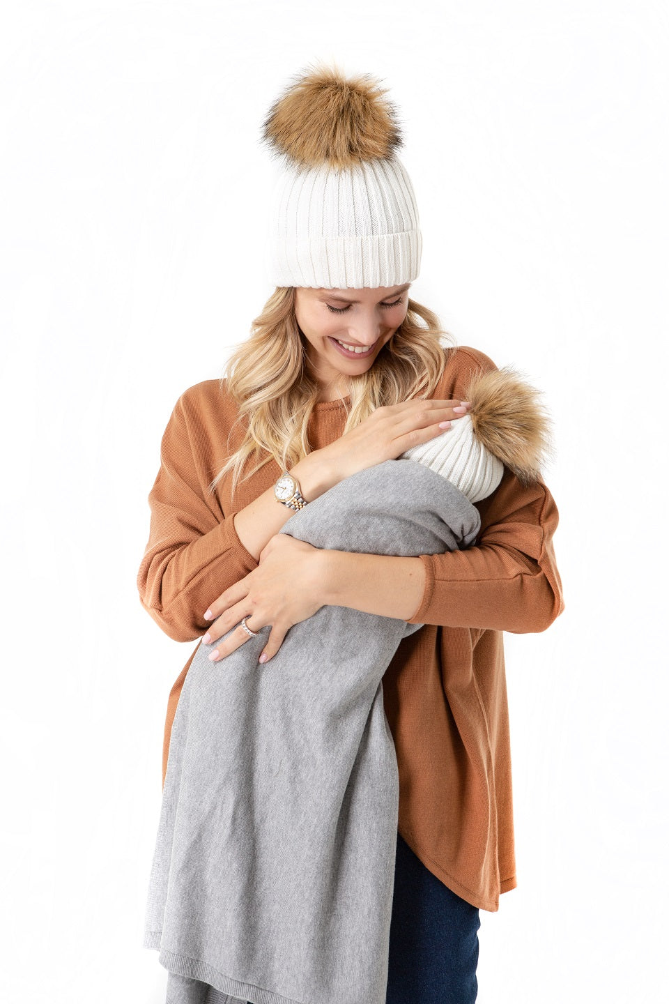 Mom N Me Beanie Set