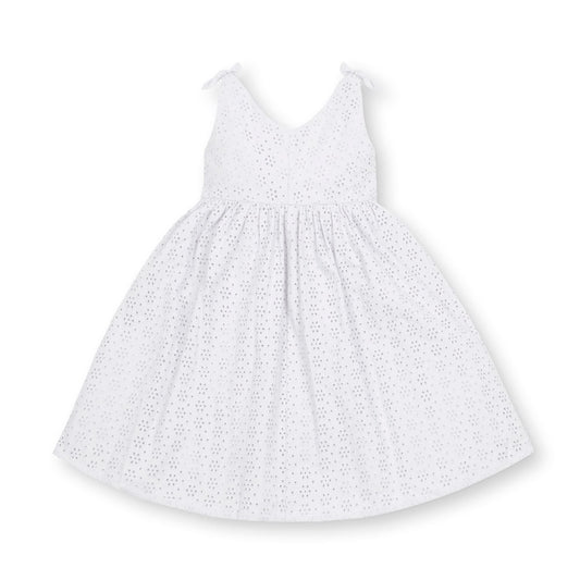 Bow Shoulder Organic Swing Dress - Baby