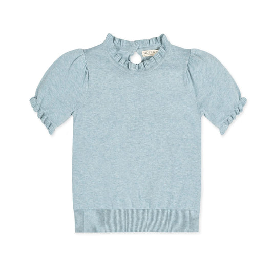Organic Puff Sleeve Sweater - Baby