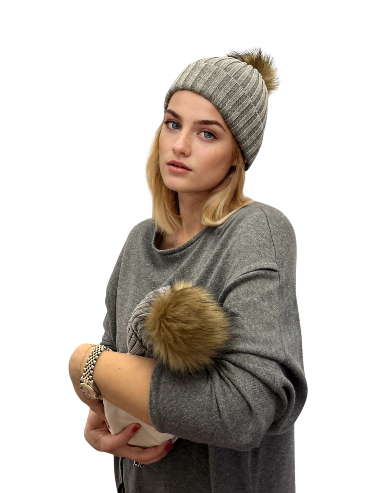 Mom N Me Beanie Set