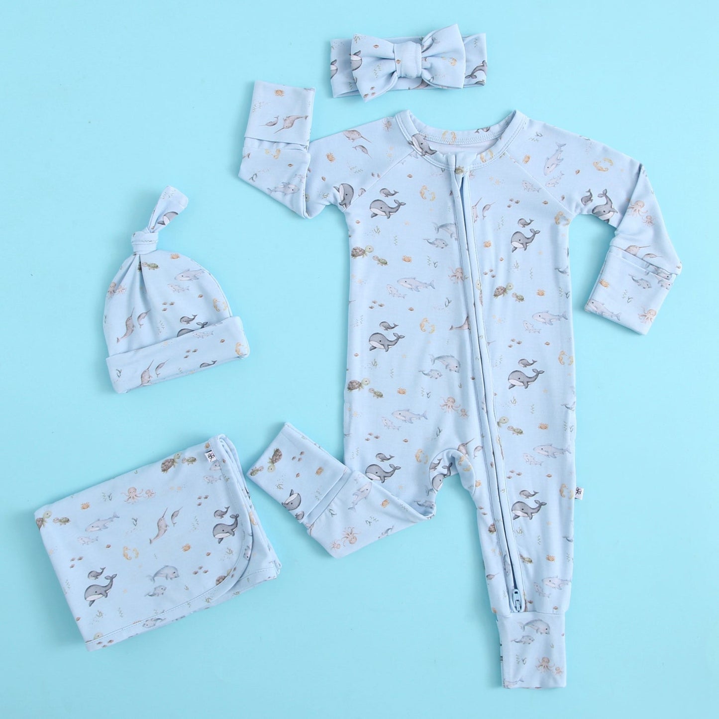 Sea of Love Swaddle Blanket