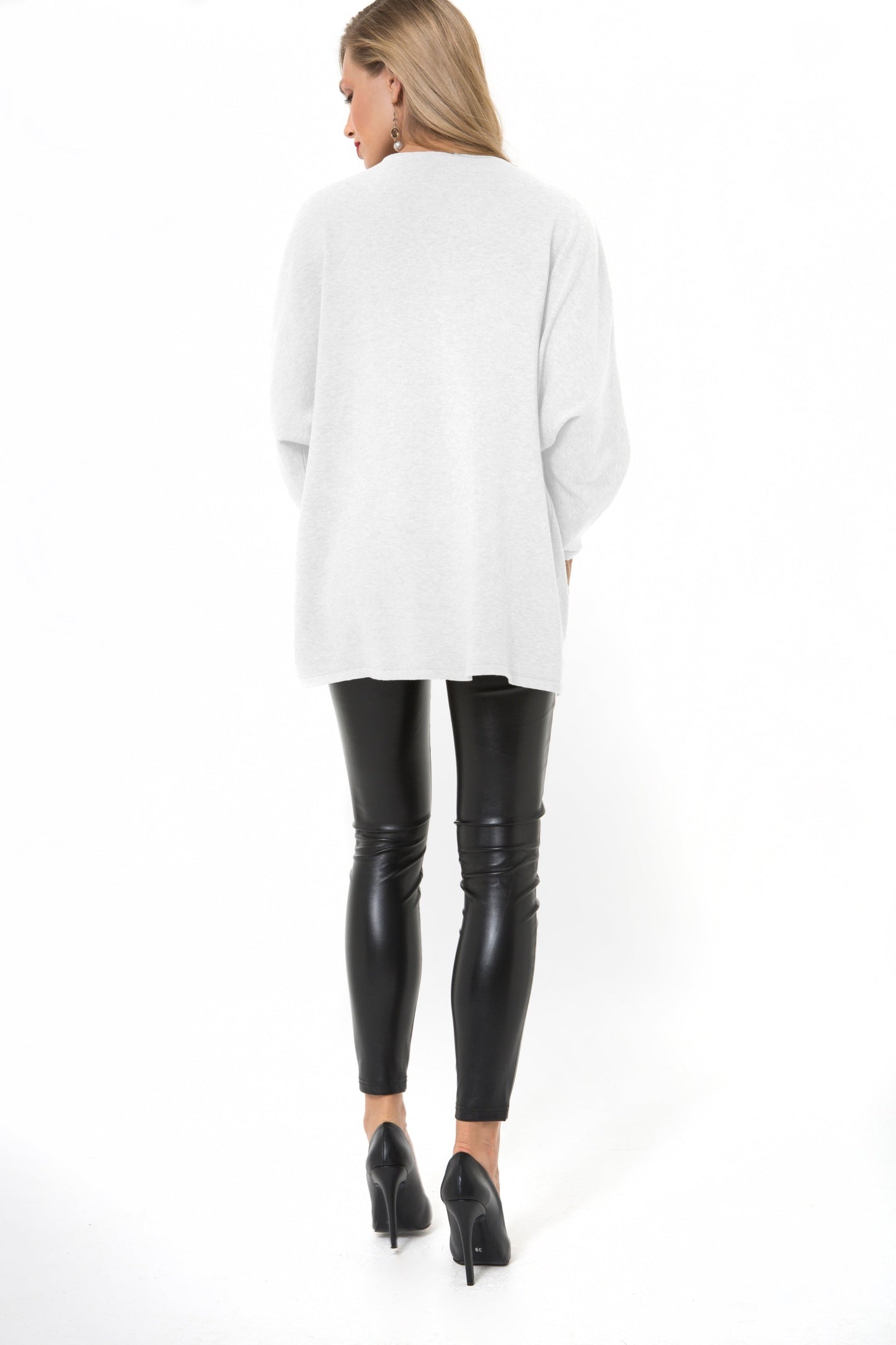 Let Loose Crossover Long Sleeve Maternity/Nursing Knit Top