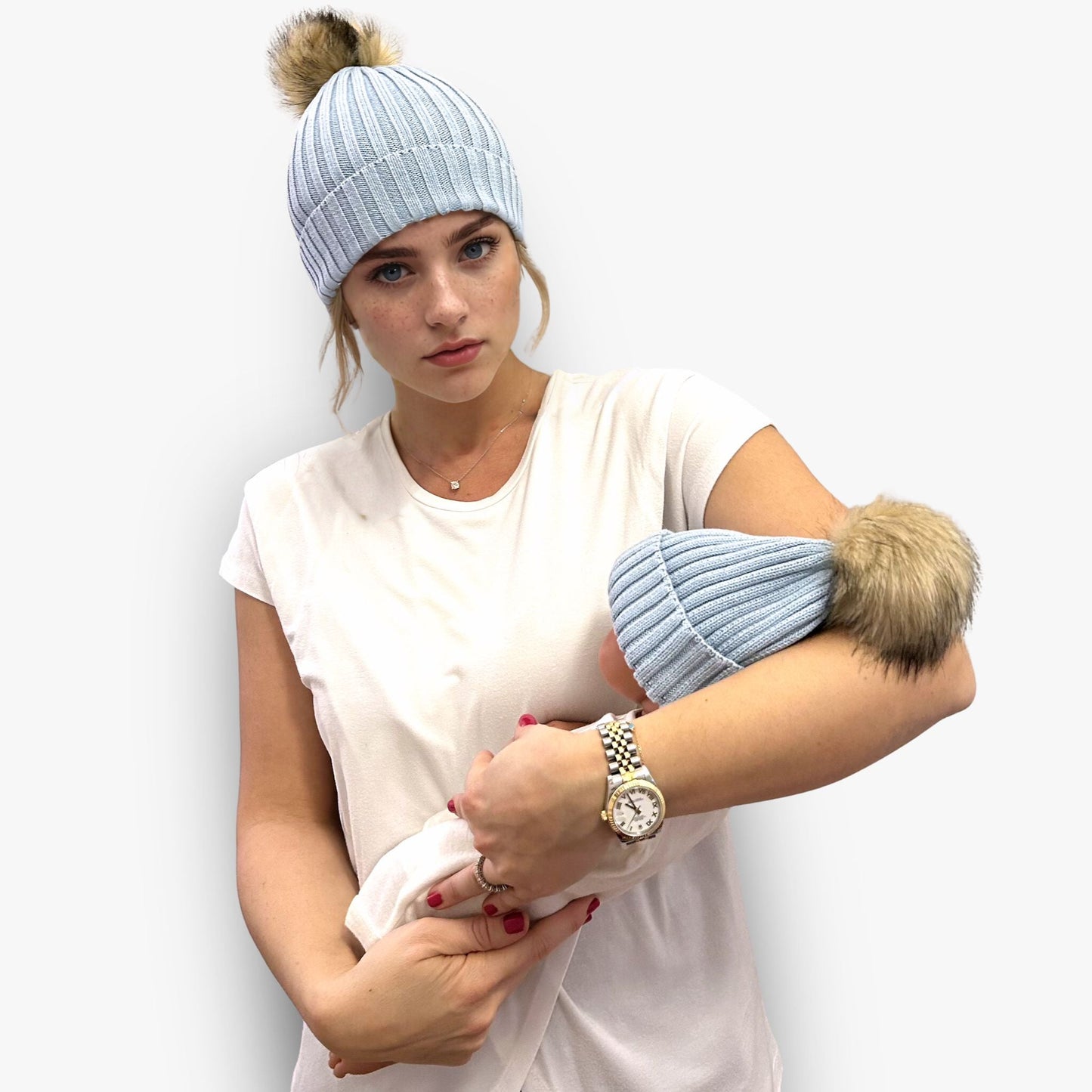 Mom N Me Beanie Set