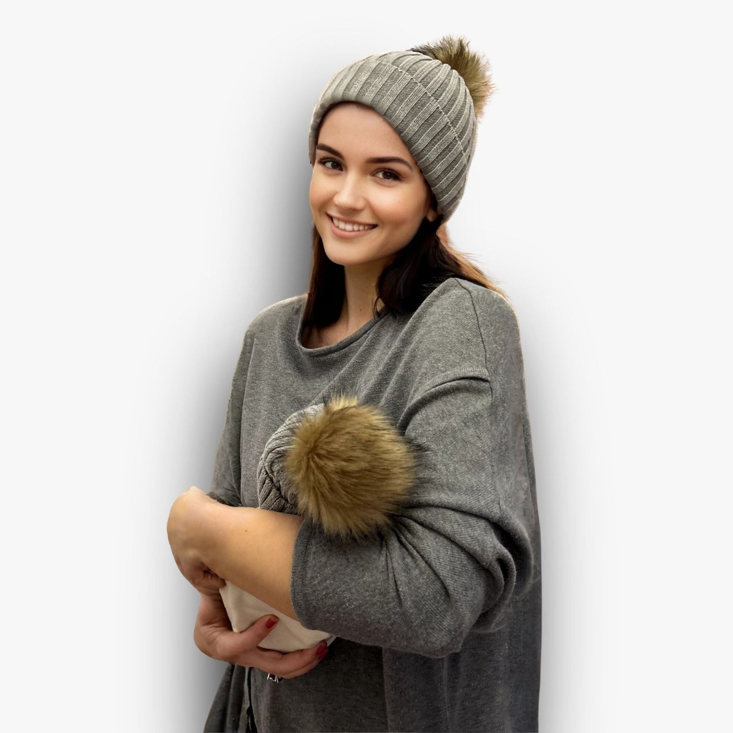 Mom N Me Beanie Set