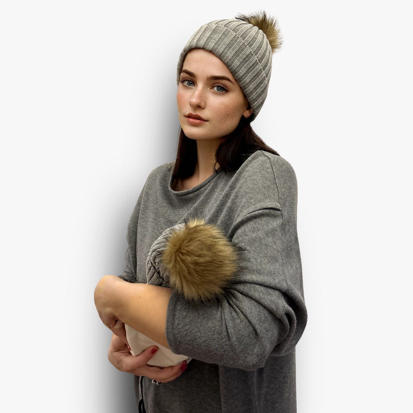 Mom N Me Beanie Set