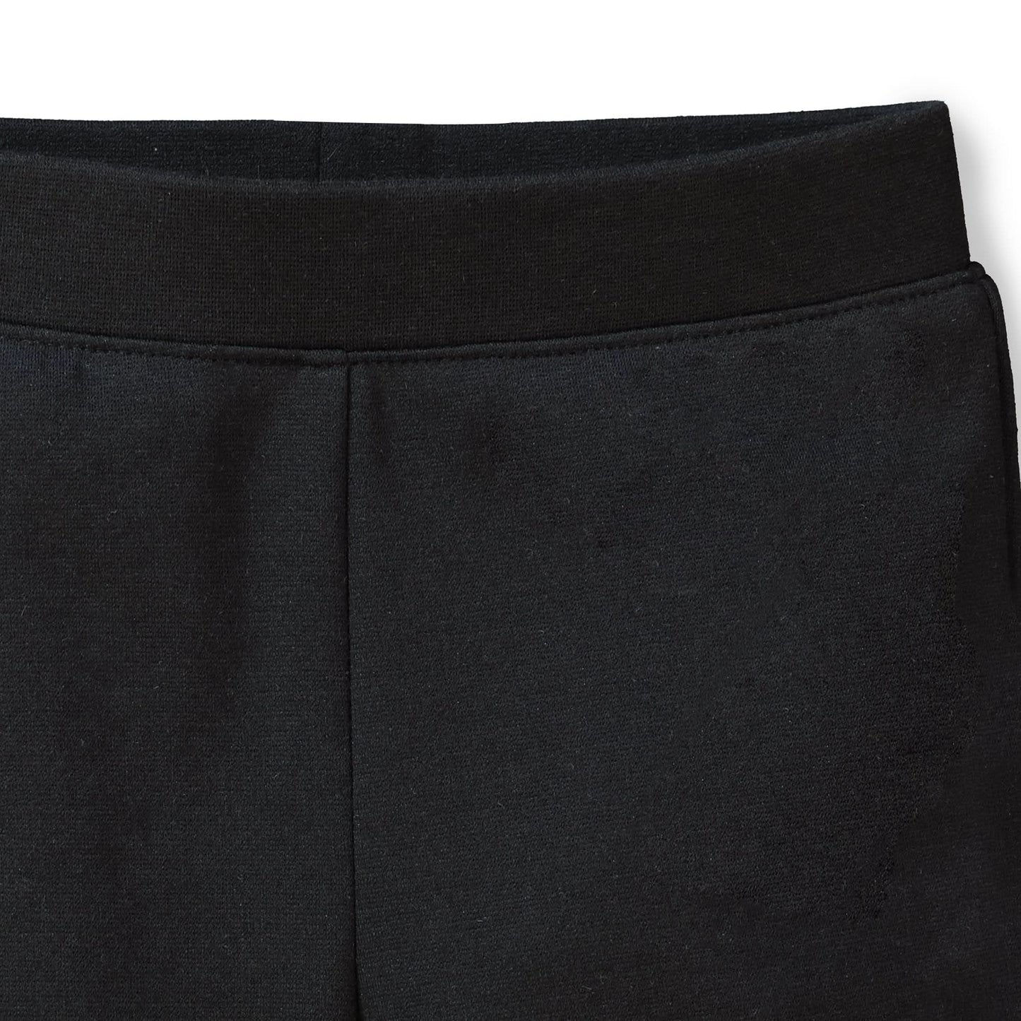 Button Cuff Ponte Pant Black - Baby