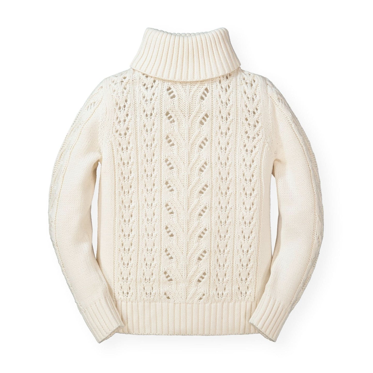 Pointelle Turtleneck Sweater