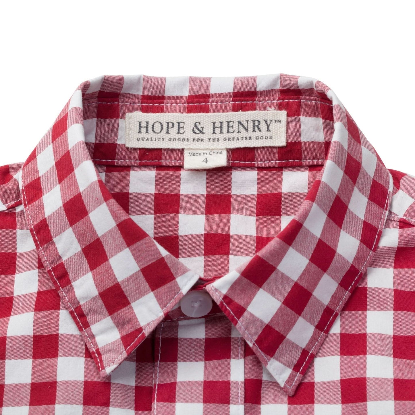 Organic Poplin Button Down Shirt - Baby