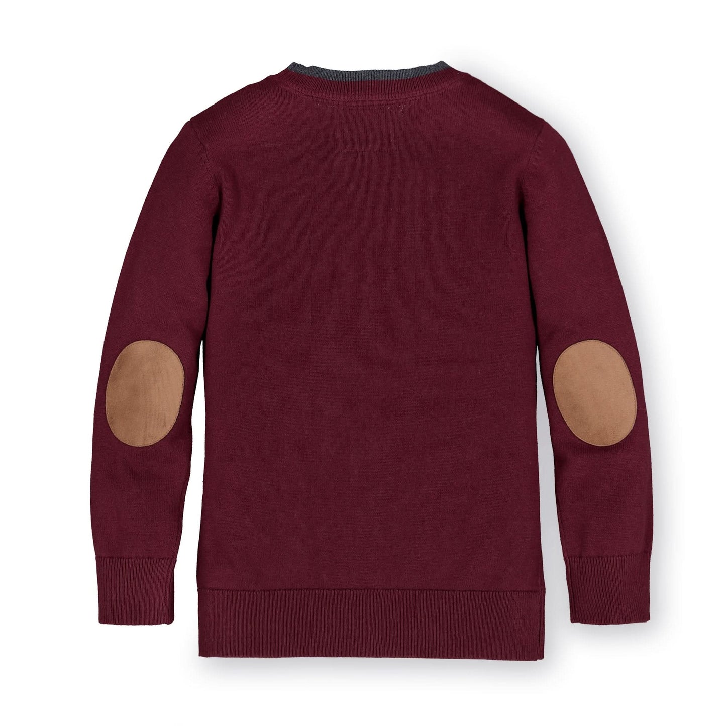 Tipped Cardigan with Elbow Patches